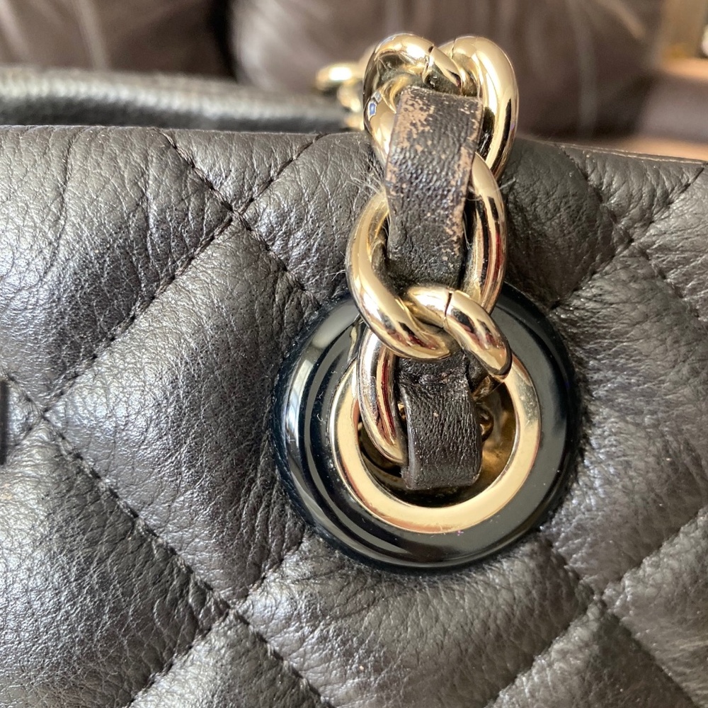 Kate Spade New York Gold Coast Elizabeth Black Leather Shoulder Bag - Picture 11 of 14